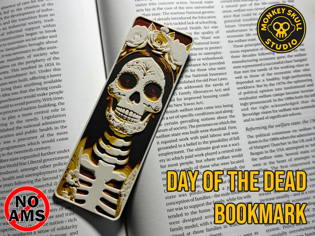 Bookmark Đầu Lâu Day of the Dead (Dia de los Muertos) 1