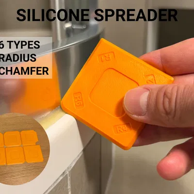 Silicone Spreader – Bộ tấm miết silicone (6 cái)