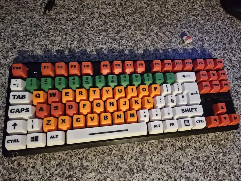 Bộ Keycap Mặt Phẳng Tương Thích Cherry MX (Trọn Bộ, trừ numpad) - Image 1