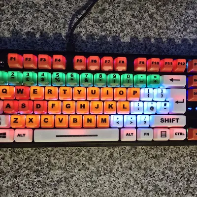 Bộ Keycap Mặt Phẳng Tương Thích Cherry MX (Trọn Bộ, trừ numpad)