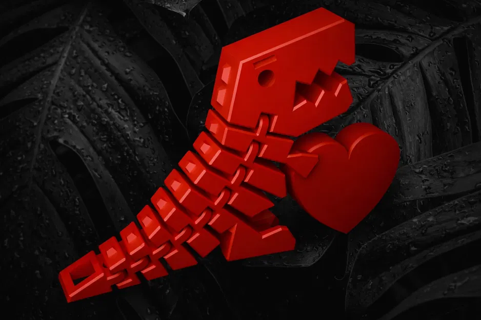 Flexi Rex - Valentine - Cầm Trái Tim - Image 1