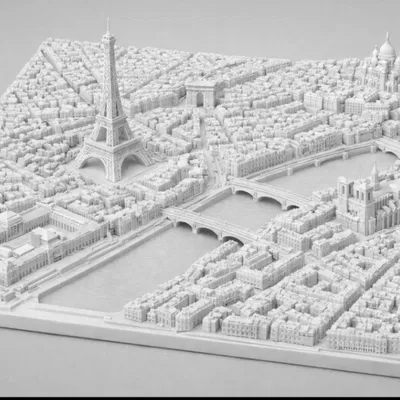 Paris 3d Modell