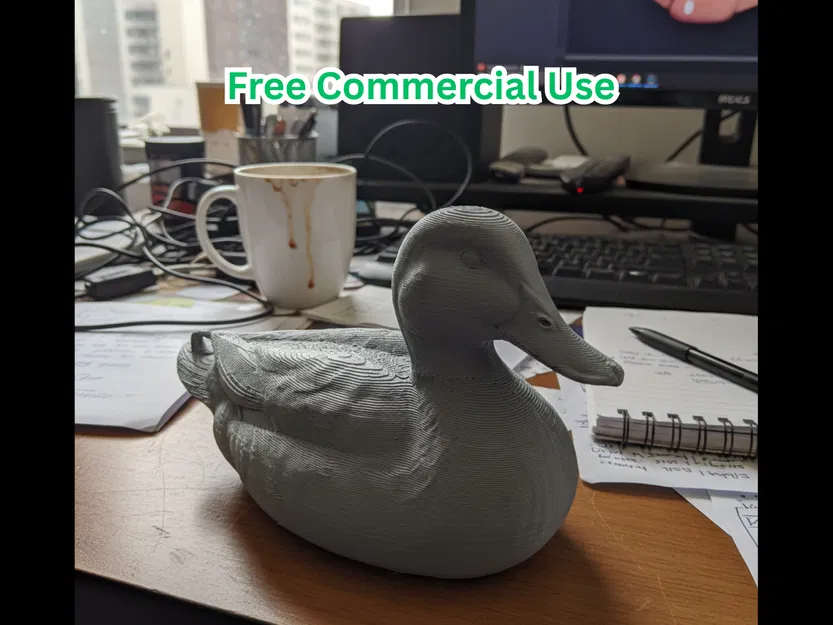 Tượng Vịt Trời Mallard Ngồi (Mallard Duck Sitting Statue) - Image 1