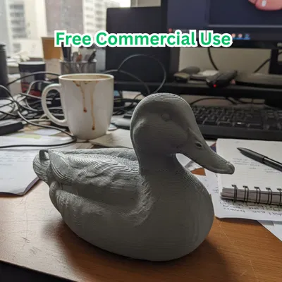 Tượng Vịt Trời Mallard Ngồi (Mallard Duck Sitting Statue)