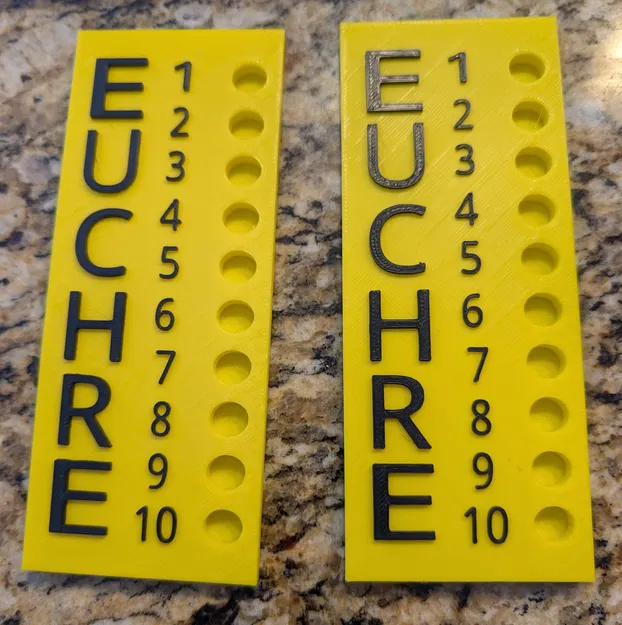 Thẻ ghi điểm Euchre (Euchre Score Card) - Image 1