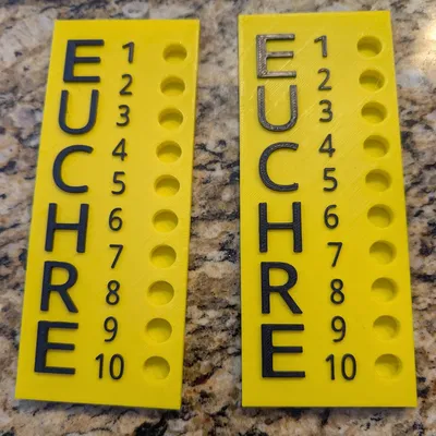 Thẻ ghi điểm Euchre (Euchre Score Card)