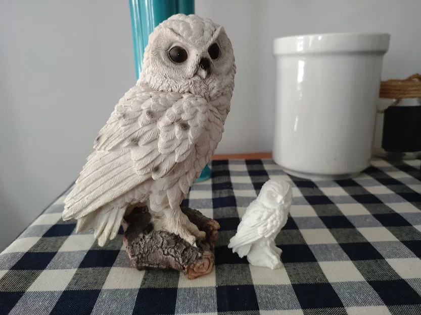 Cú tuyết (Quét 3D) - Image 3