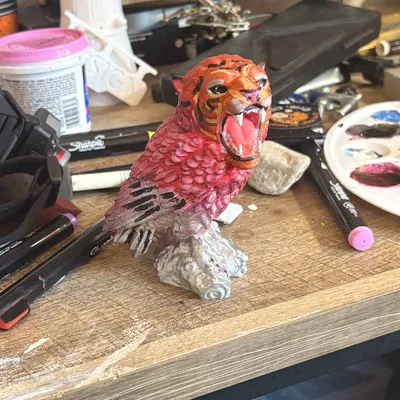 Tiger Raptor – Cúp Đầu Hổ Thân Cú