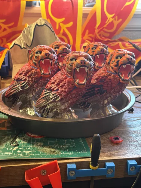 Tiger Raptor – Cúp Đầu Hổ Thân Cú - Image 2