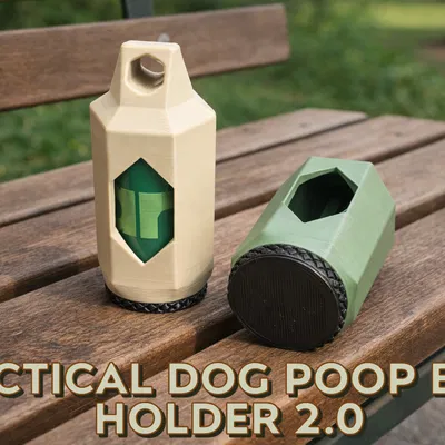 Móc Đựng Túi Nhặt Phân Chó Tactical 2.0