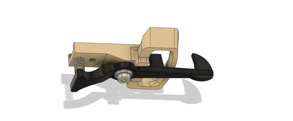 Khớp nối “bottle opener” tương thích LGB, có lò xo (spring loaded) - Image 1