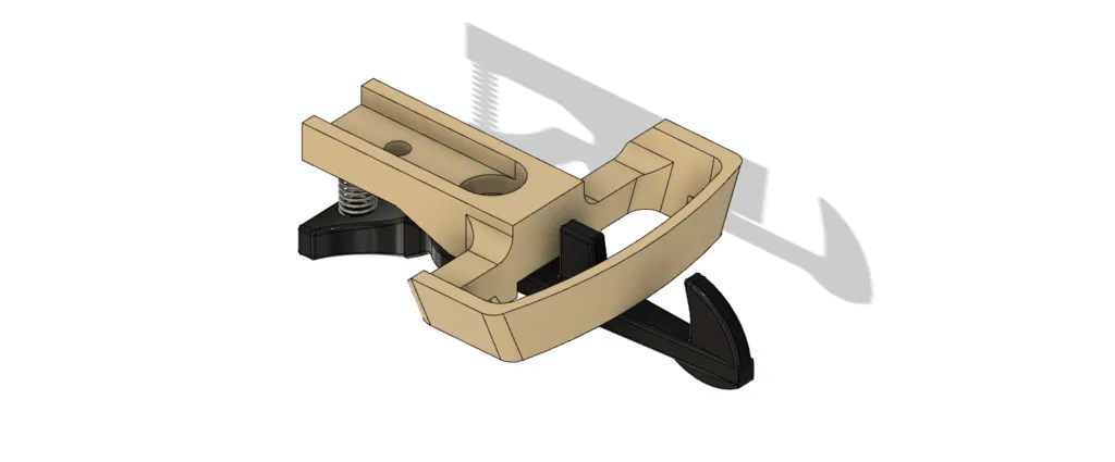 Khớp nối “bottle opener” tương thích LGB, có lò xo (spring loaded) - Image 2