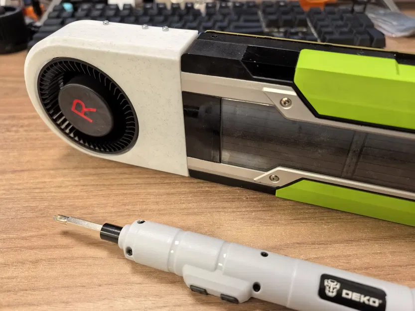 Nvidia Tesla P40 - Ống chụp quạt hướng tâm (BFB1012SHA01) - Image 2