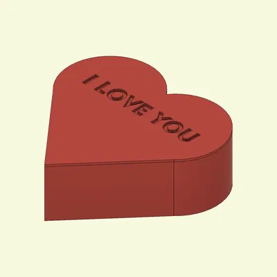 Hộp Trái Tim "I love you"