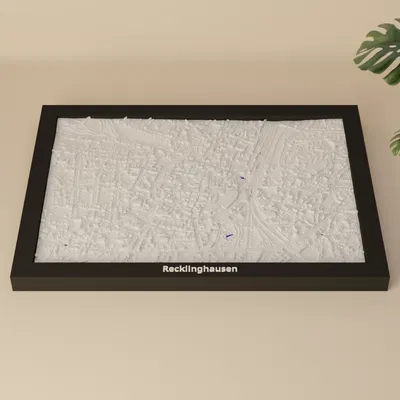 Recklinghausen, Đức - Mô hình 3D Miniature