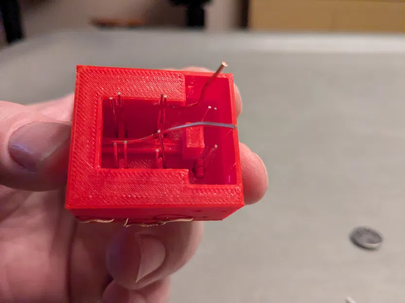 Burning Heart flashing LEDs – Đế LED nhấp nháy cho tim bốc lửa - Image 7