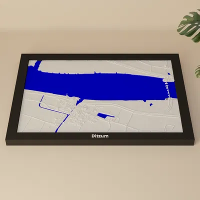 Ditzum, Đức - Mô hình 3D thu nhỏ