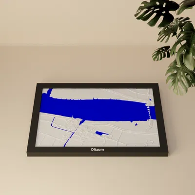 Ditzum, Đức - Mô hình 3D thu nhỏ