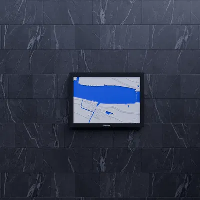 Ditzum, Đức - Mô hình 3D thu nhỏ