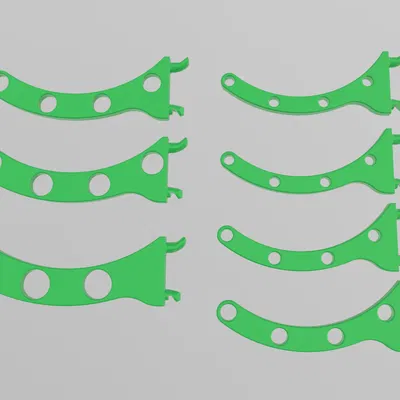 Rail/Thanh treo băng keo Multiboard (dowel 5–15 mm)