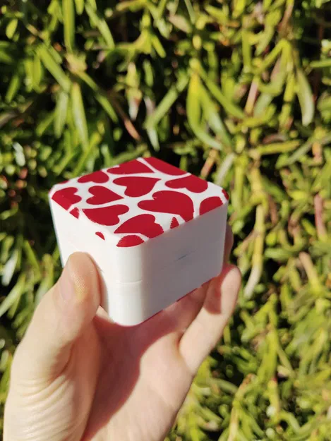 Hộp quà bản lề in liền khối (Print in place gift box) - Image 4