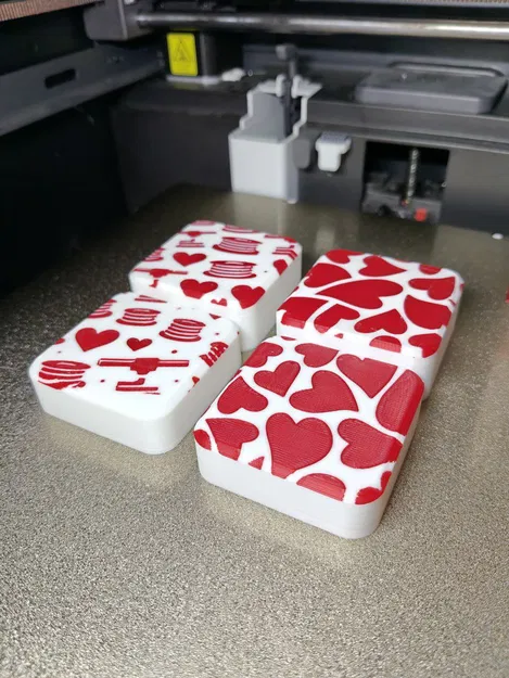 Hộp quà bản lề in liền khối (Print in place gift box) - Image 5