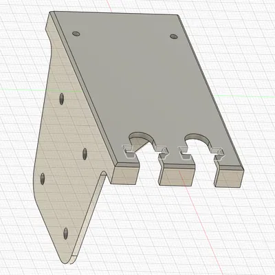 Giá treo đế sạc Oral‑B và kẹp bàn chải đánh răng