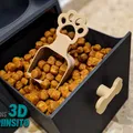 Muỗng xúc thức ăn cho chó hình bàn chân - Thumbnail 1