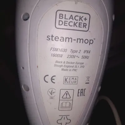 Rotule Balai Vapeur BLACK+DECKER Steam-Mop FSM1630