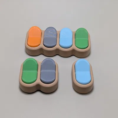 Rocker Fidget Switch (Công tắc fidget kiểu rocker có tiếng click)