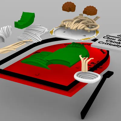 Quái Vật Mì Ý Bay (Flying Spaghetti Monster) – bản nhiều mảnh