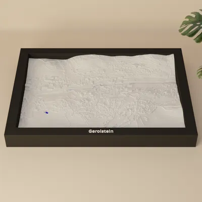 Gerolstein, Đức - Mô hình 3D Miniature