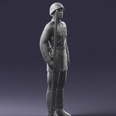Man in uniform 0116 7 – Nhân vật mặc quân phục (3D scan)