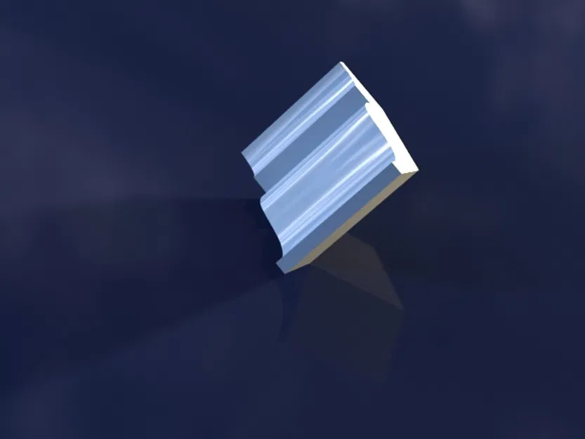 Cornice_Ls6zj – Mẫu 3D khuôn phào chỉ (Cornice) sẵn sàng 3D print - Image 4