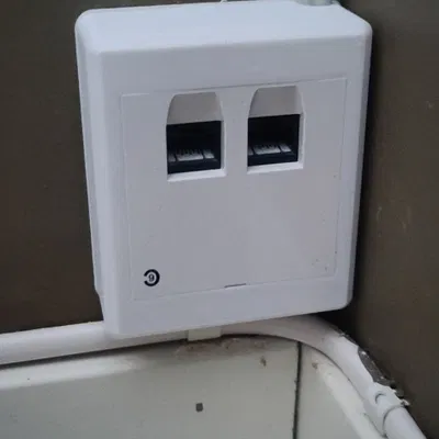 Đầu nối mạng âm tường Clas Ohlson Elko RS Cat 6 36-9116