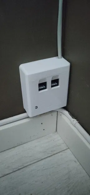 Đầu nối mạng âm tường Clas Ohlson Elko RS Cat 6 36-9116 - Image 2