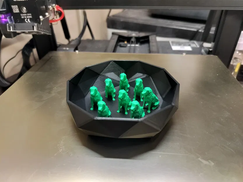 Khay Low Poly Tối Giản (Low Poly Tray) - Image 2