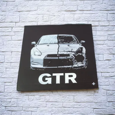 GTR Split – Mới vs Bị Phá Hủy | HueForge Wall Art