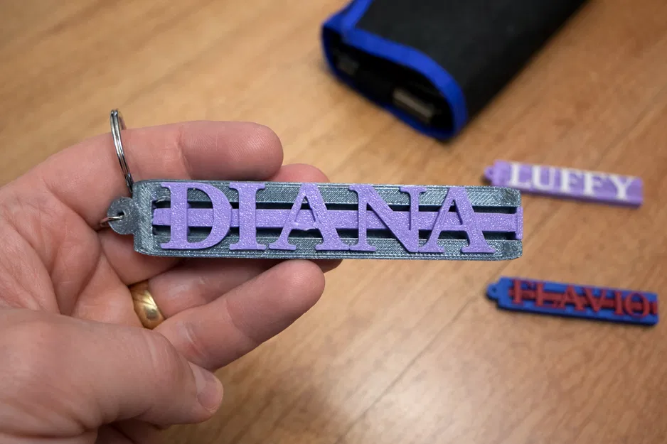 Móc Khóa Tên Modular – Hệ Chữ Tùy Biến 100% | In Nhanh, Dễ - Image 4