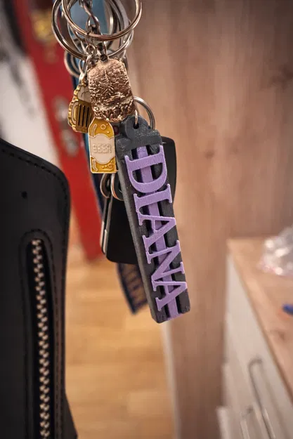 Móc Khóa Tên Modular – Hệ Chữ Tùy Biến 100% | In Nhanh, Dễ - Image 5