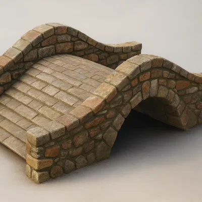 Cầu Vòm Qua Sông cho Wargame (Wargame Arched River Bridge)