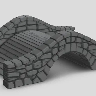 Cầu Vòm Qua Sông cho Wargame (Wargame Arched River Bridge)