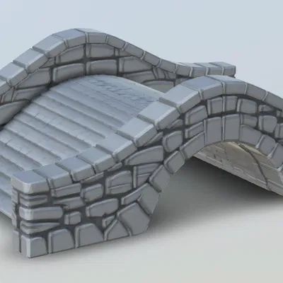 Cầu Vòm Qua Sông cho Wargame (Wargame Arched River Bridge)