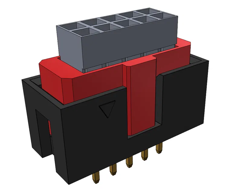 Khóa định hướng Dupont cho connector 5x2 - Image 1