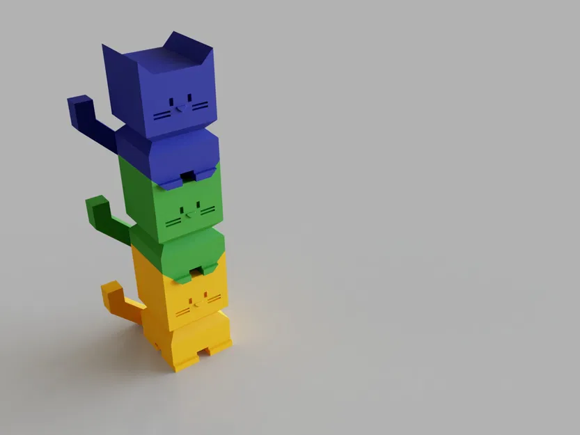 Stacktocat - Mèo Calibration Xếp Chồng (The Stackable Calibration Cat) - Image 2