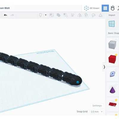 Rắn (Snake) dẻo uốn cong
