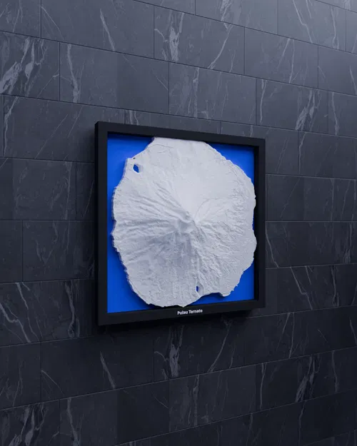 Pulau Ternate, Indonesia - 3D Miniature (mô hình địa hình 3D) - Image 3