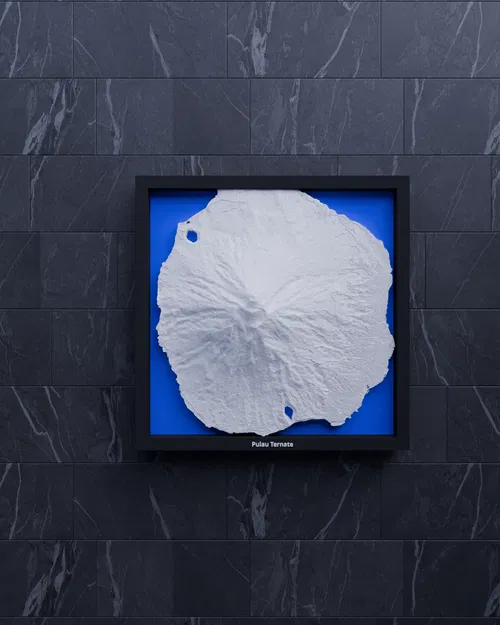 Pulau Ternate, Indonesia - 3D Miniature (mô hình địa hình 3D) - Image 5