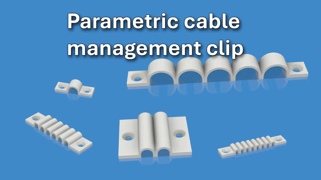 Kẹp quản lý dây cáp tham số (Fusion) - Image 1
