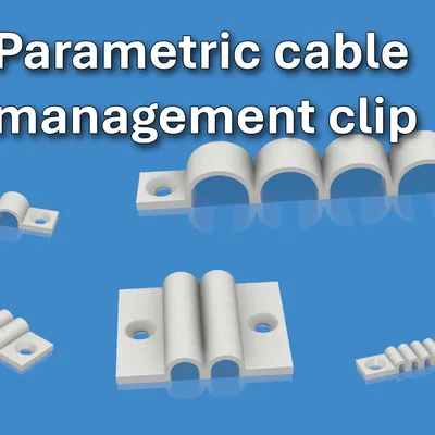 Kẹp quản lý dây cáp tham số (Fusion)